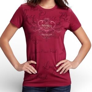 HARD ROCK CAFE Couture Niagara Falls Pink Graphic Tee